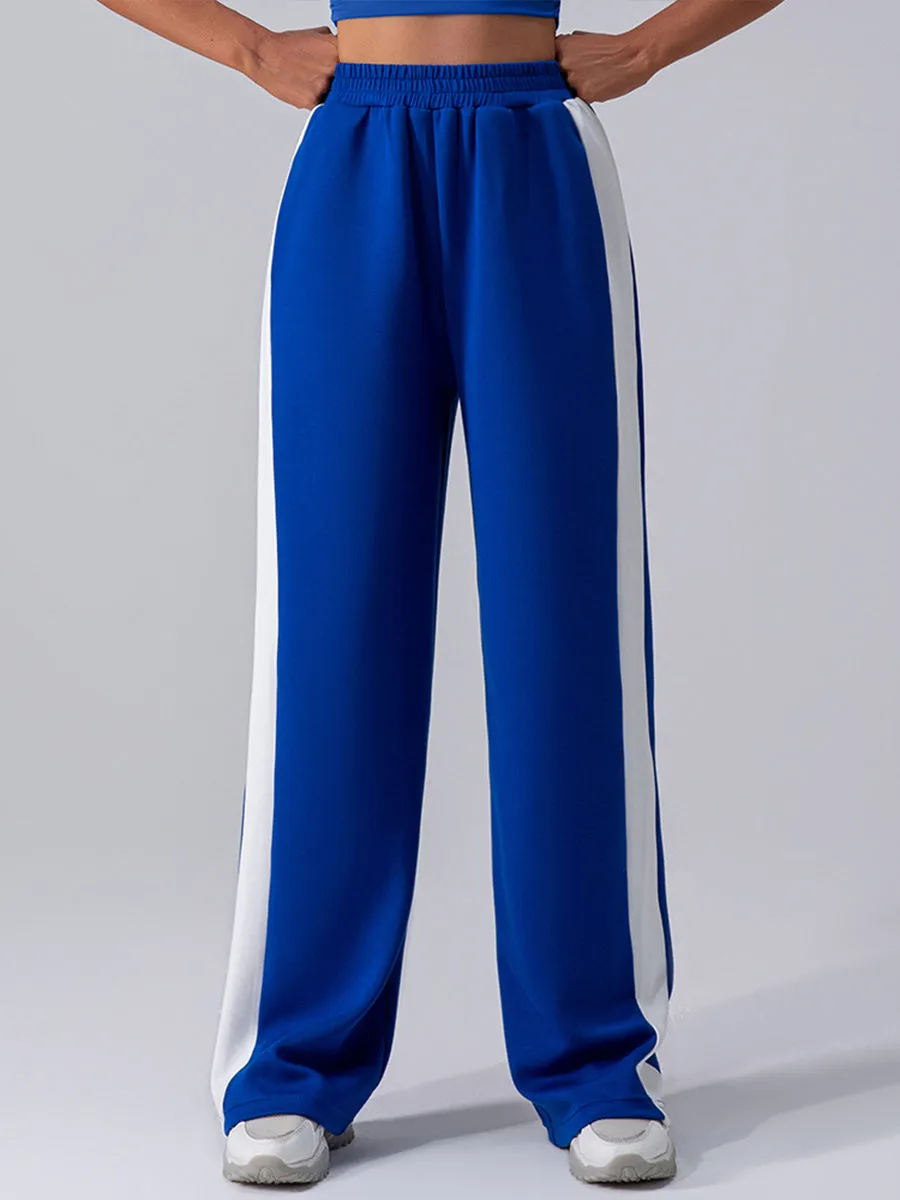2pcs Strapless Top Sports Sweatpants Sports Set Workout Set Women Gym Wear