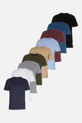 Basic T-Shirts - Pakketilbud 9 stk. (V.I.P) (postbuddy)