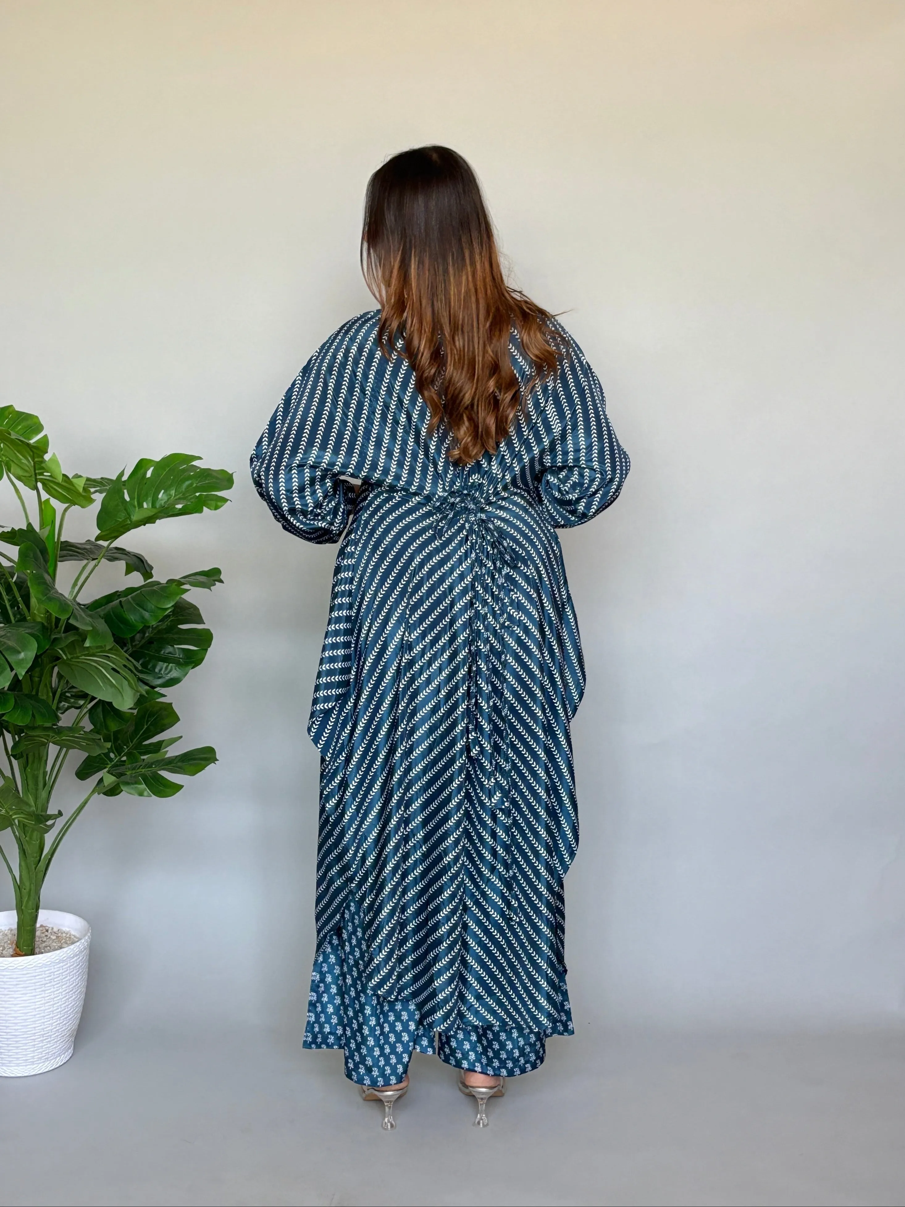 Blue Printed Co-ord Set