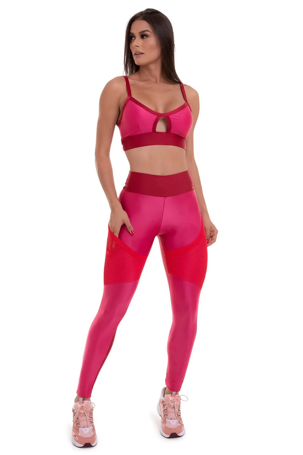 Cajubrasil Top Atletika Pocked Pink