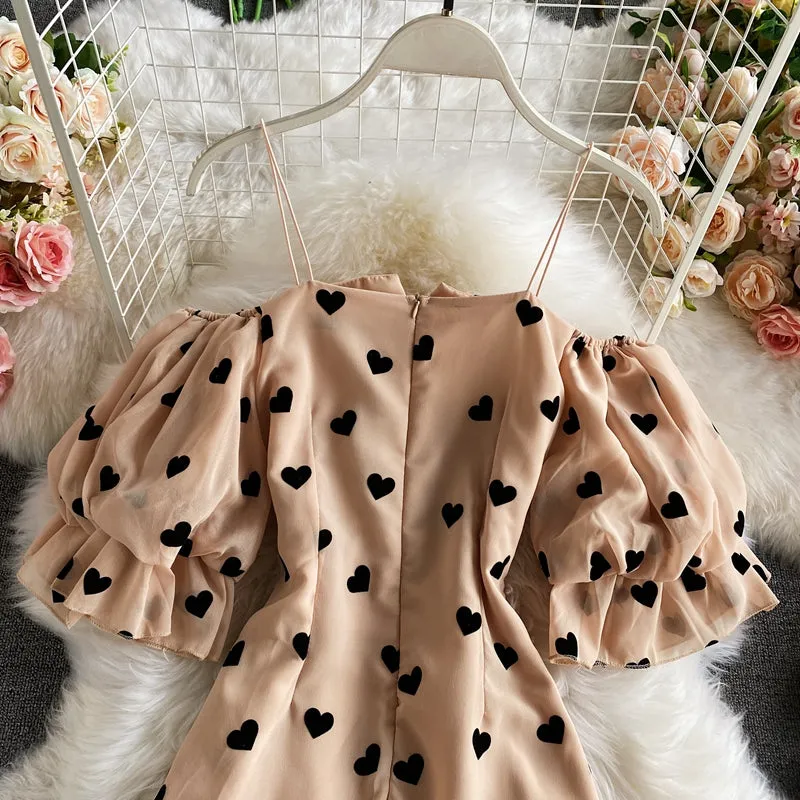Chiffon fishtail buttock dress temperament Strapless suspender skirt  2952