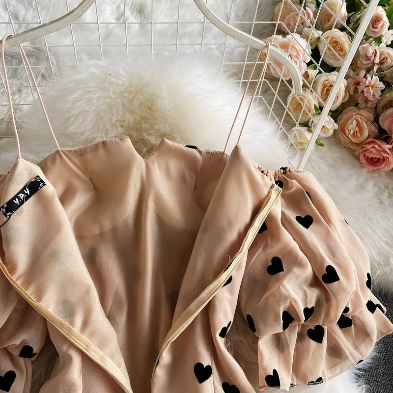 Chiffon fishtail buttock dress temperament Strapless suspender skirt  2952