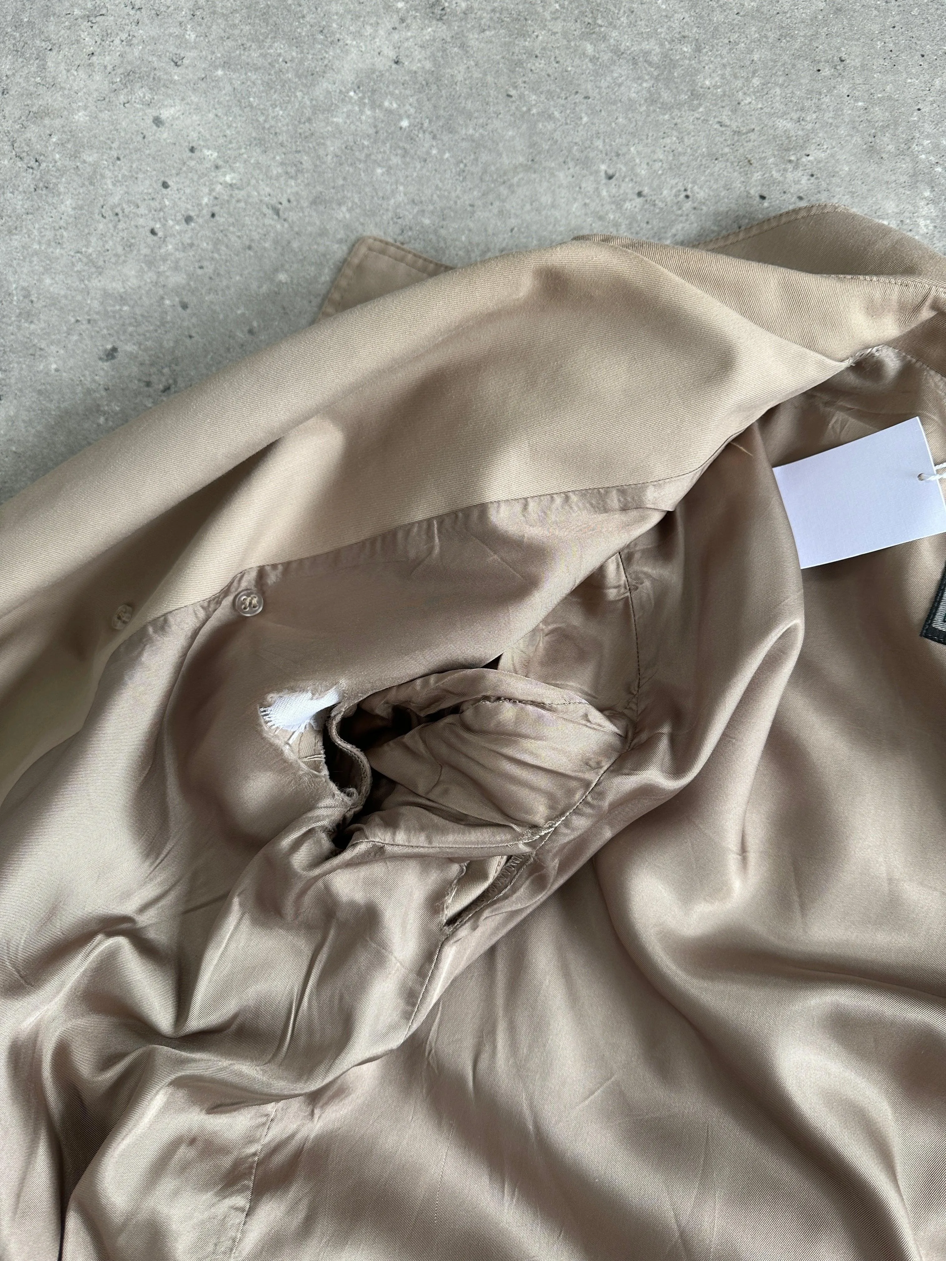 Christian Dior Monsieur Double Breasted Belted Trench Coat - L/XL