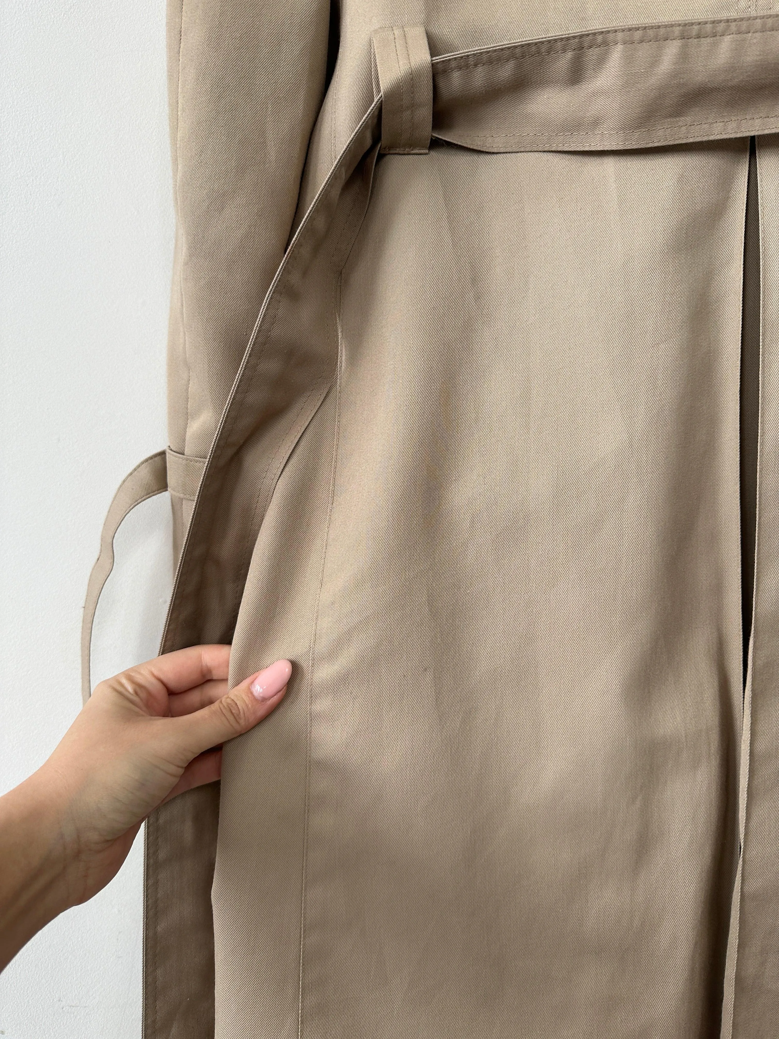 Christian Dior Monsieur Double Breasted Belted Trench Coat - L/XL