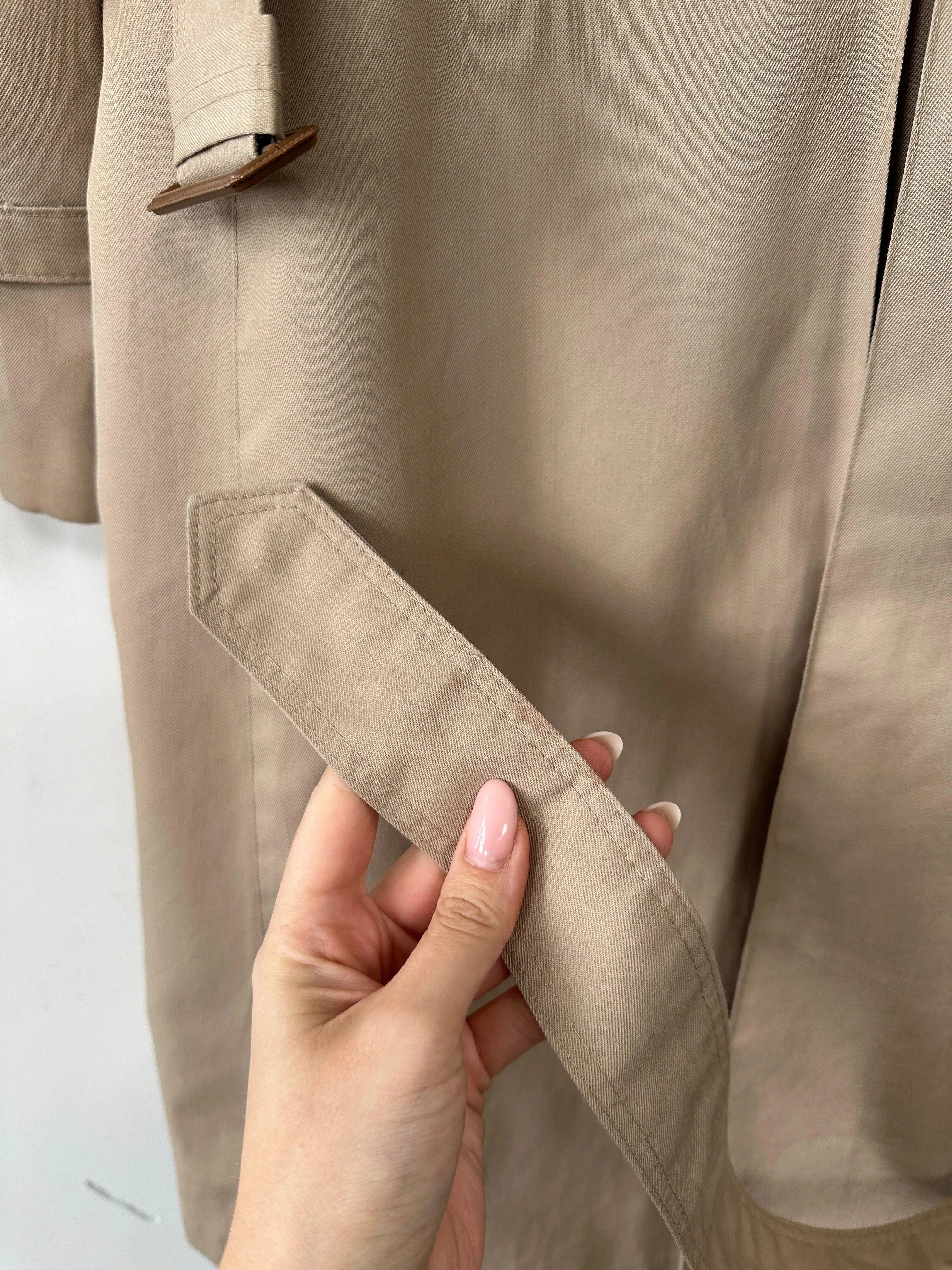 Christian Dior Monsieur Double Breasted Belted Trench Coat - L/XL