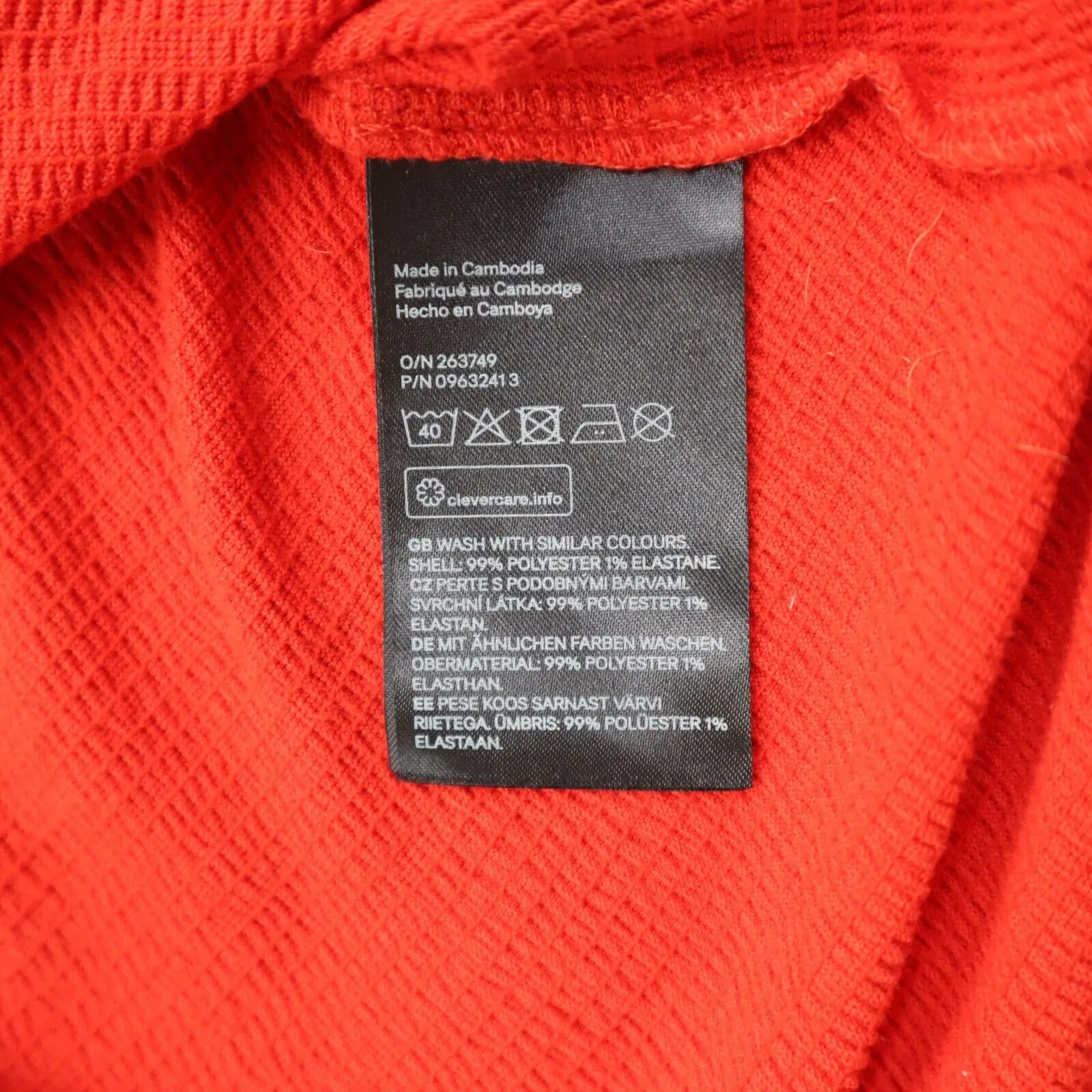 Divided By H&M Womens A Line Mini Dress Adjustable Strap Sleeveless Red Sz US XS