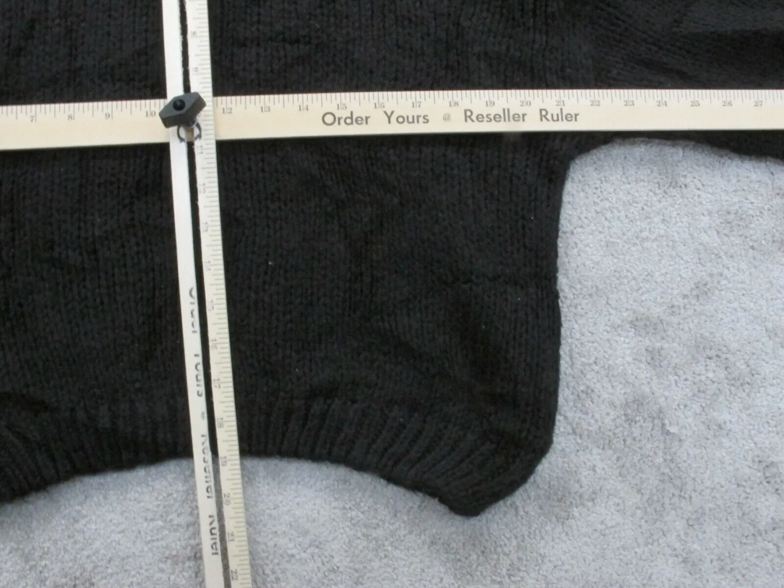 Divided H&M Women Pullover Sweater Knitted Turtleneck Long Sleeve Black Medium