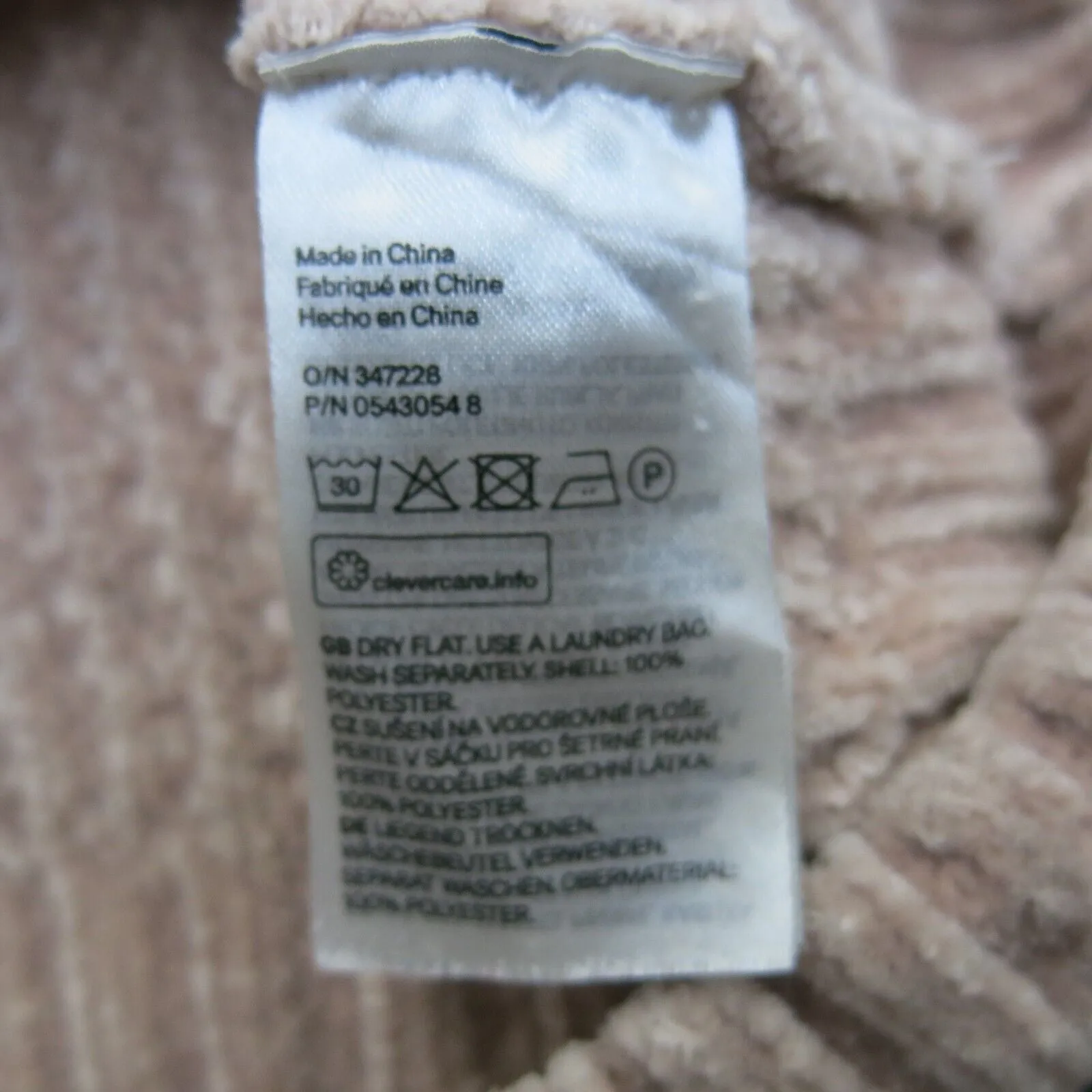 Divided H&M Womens Pullover Knitted Sweater Long Sleeve Crew Neck Pink SZ Small