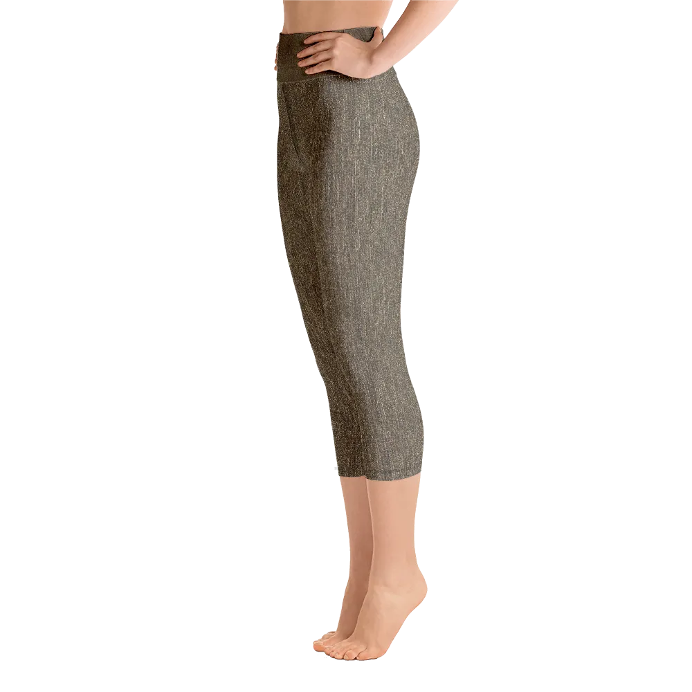 Flax Denim Jean 243 Capri Yoga Pants