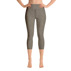 Flax Denim Jean 243 Capri Yoga Pants