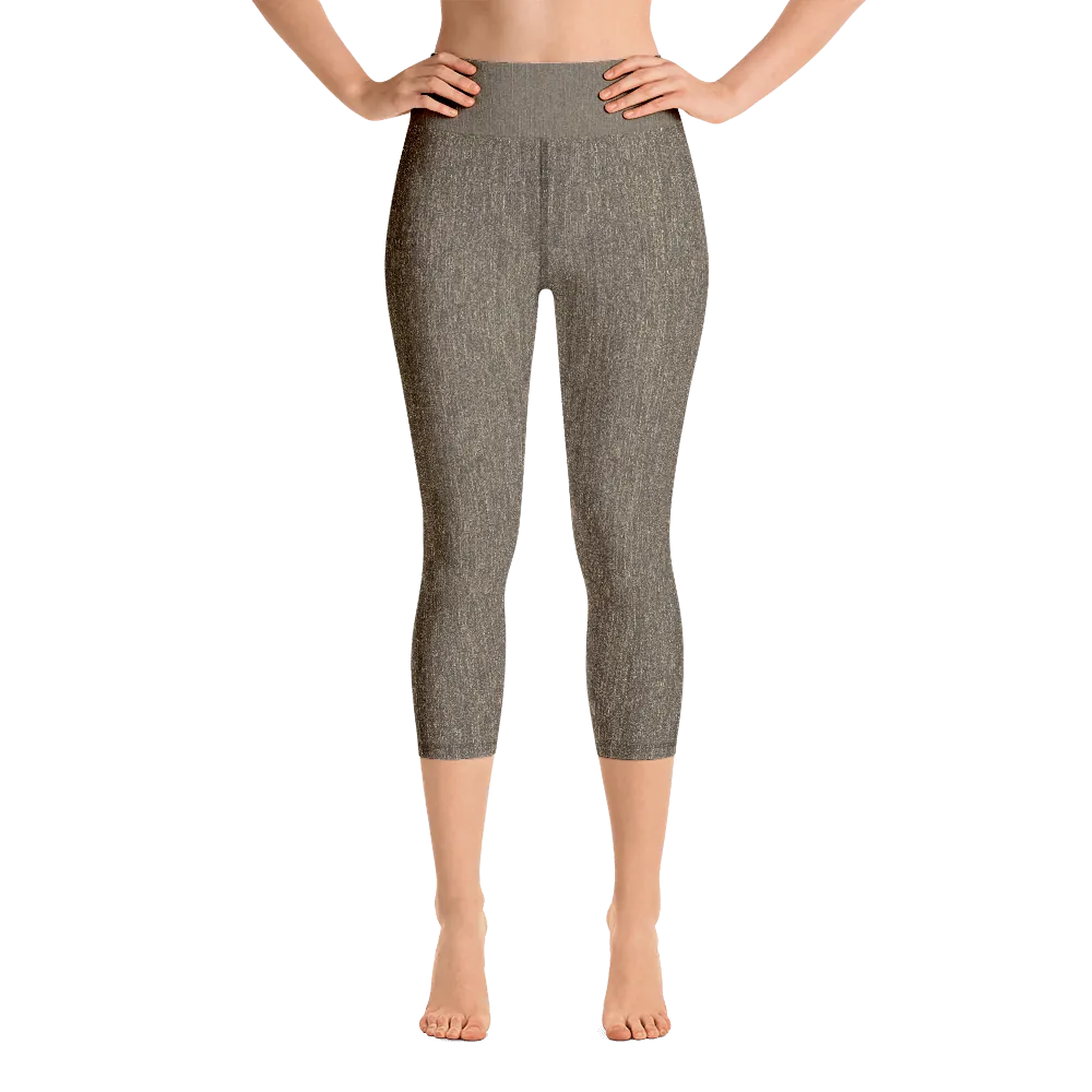 Flax Denim Jean 243 Capri Yoga Pants