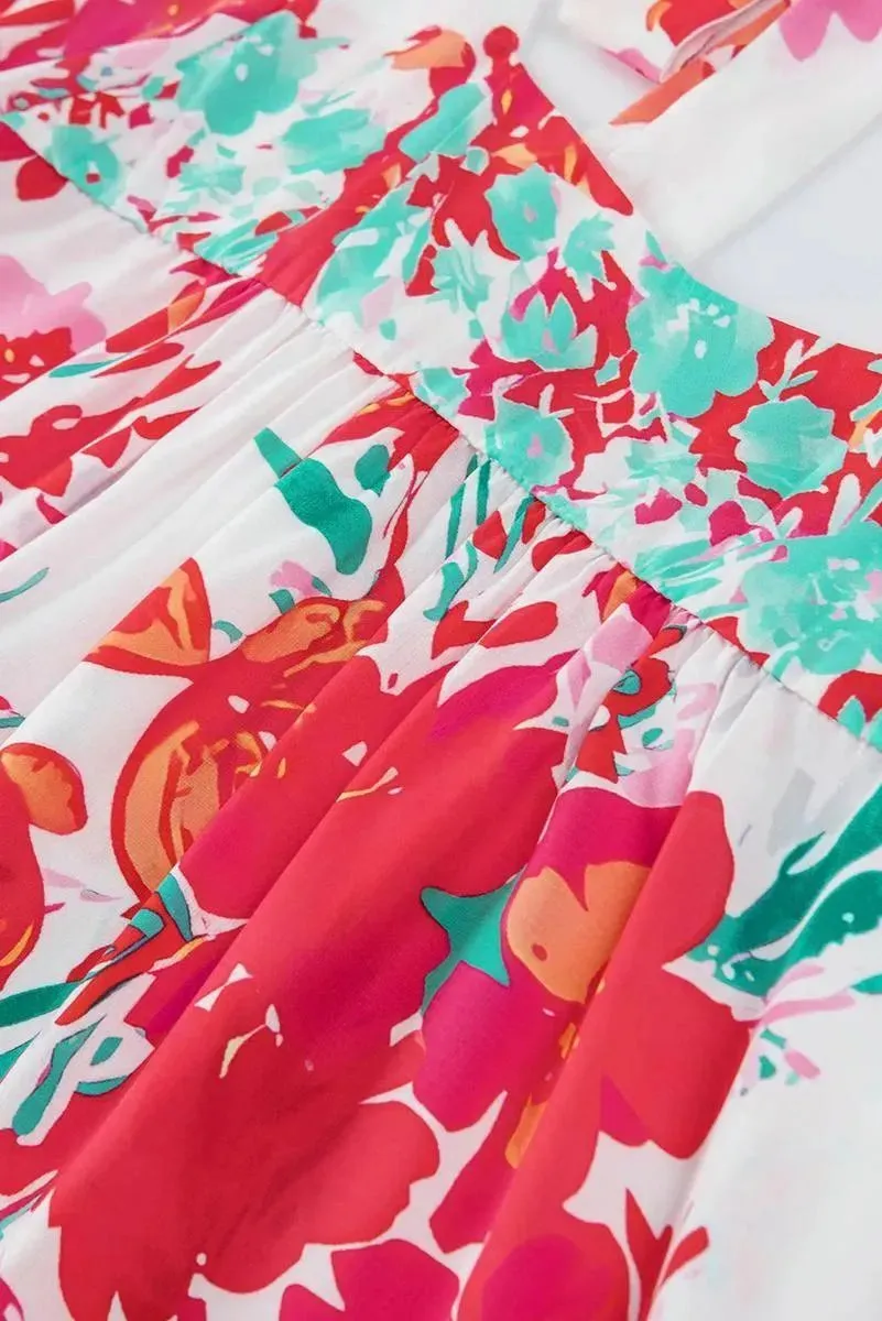 Flower Power! Shop our Square Neck Printed Blouse Now