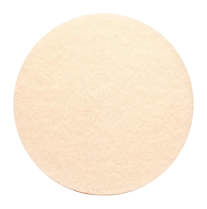 Gator 17 in. D Non-Woven Natural/Polyester Fiber Floor Polishing Pad White