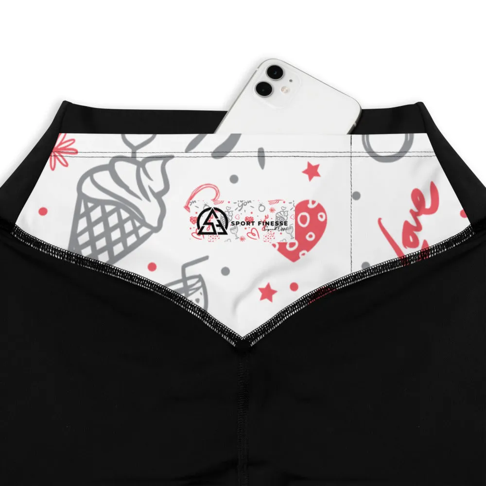 Ice cream love for you Sports Leggings