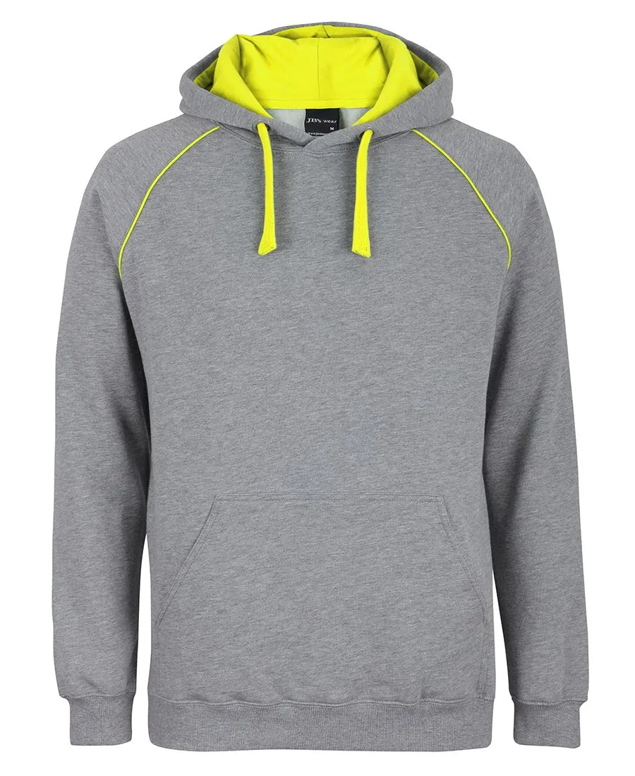 JBs Wear Adults Contrast Fleecy Hoodie