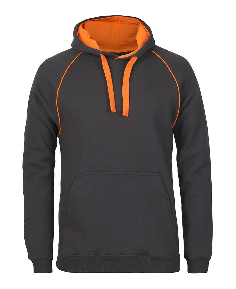 JBs Wear Adults Contrast Fleecy Hoodie