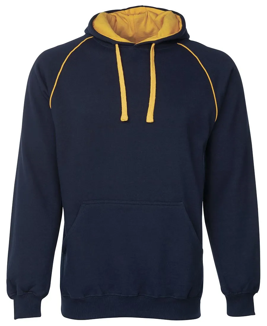 JBs Wear Adults Contrast Fleecy Hoodie