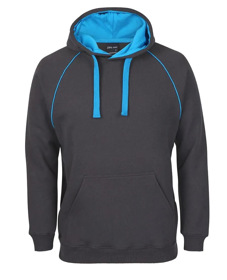 JBs Wear Adults Contrast Fleecy Hoodie