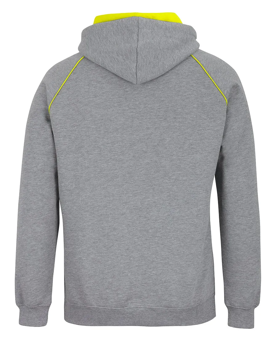 JBs Wear Adults Contrast Fleecy Hoodie
