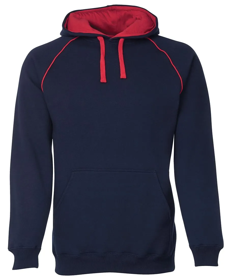 JBs Wear Adults Contrast Fleecy Hoodie