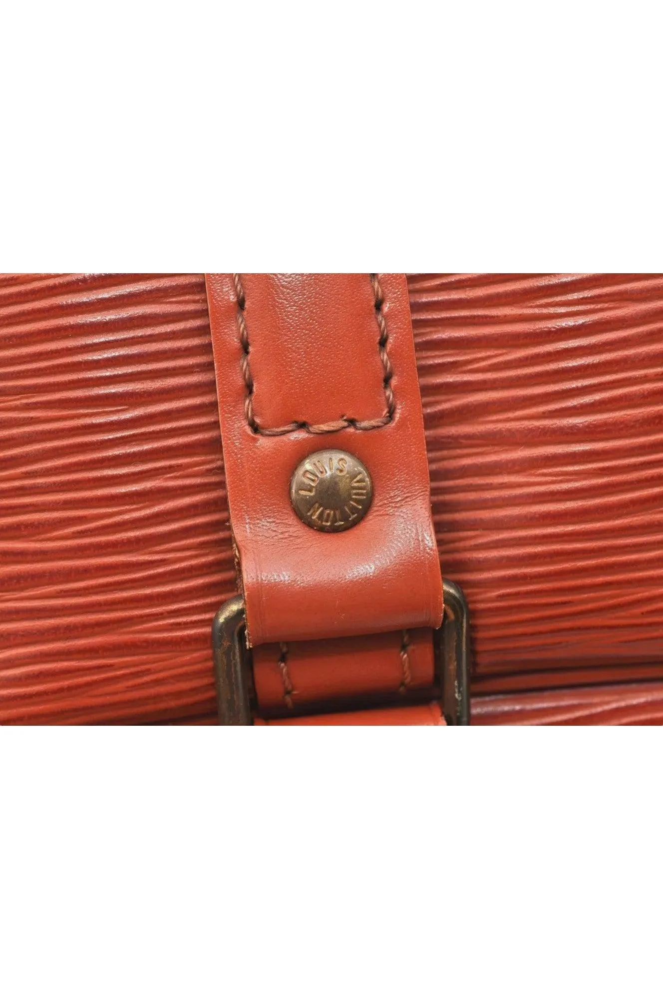 Louis Vuitton Epi Porte Documents Voyage Briefcase M54473 Brown 6978K