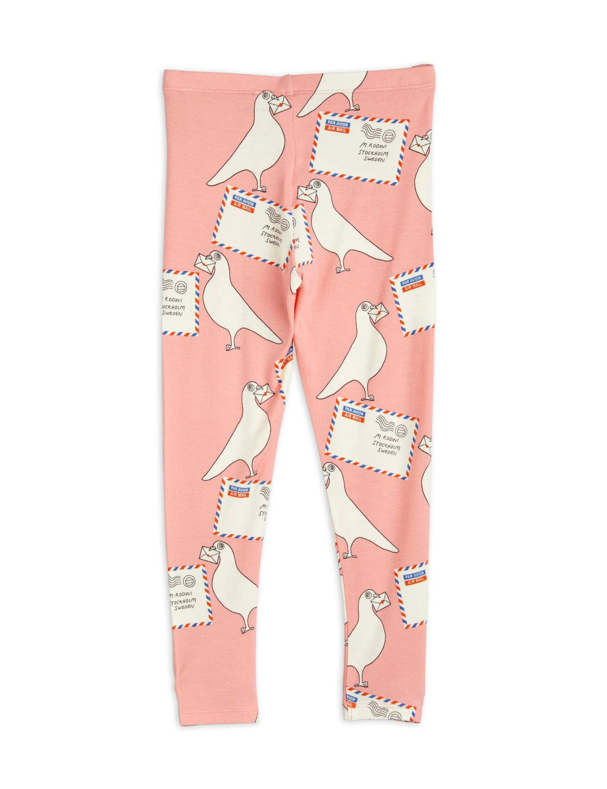 Mini Rodini Pigeons Tencel AOP Leggings