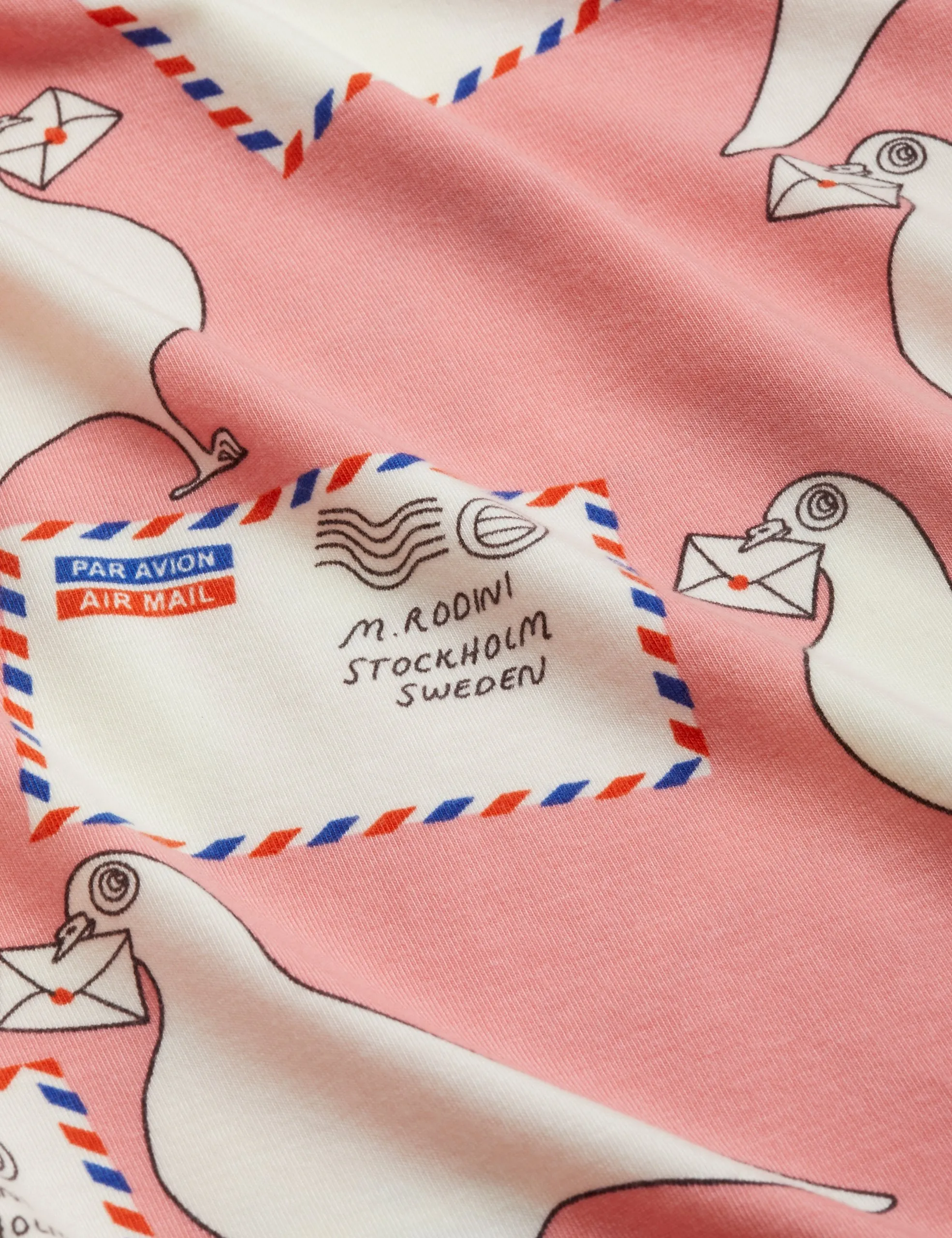 Mini Rodini Pigeons Tencel AOP Leggings