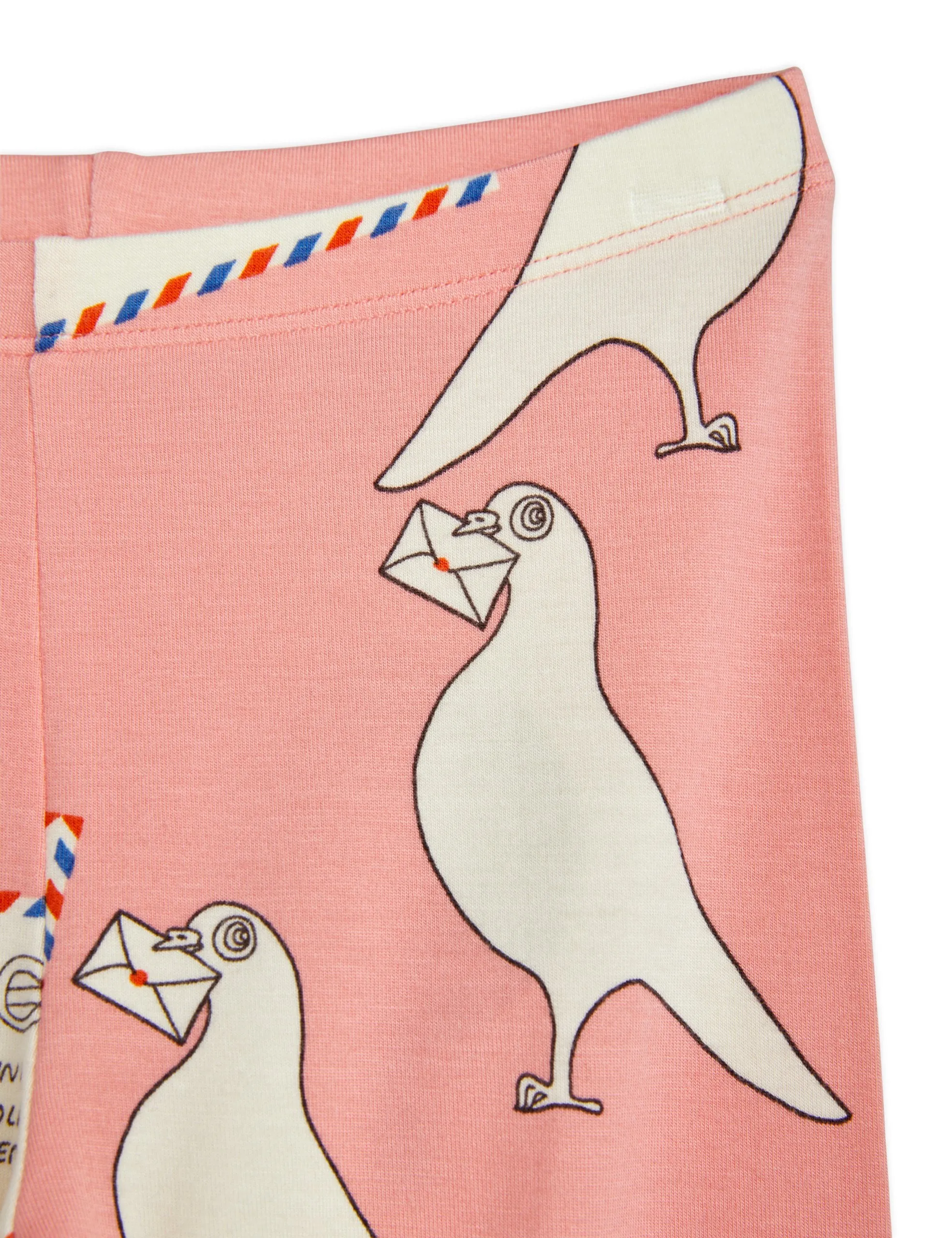 Mini Rodini Pigeons Tencel AOP Leggings