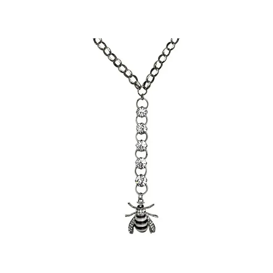 Queen Bee Lariat Necklace