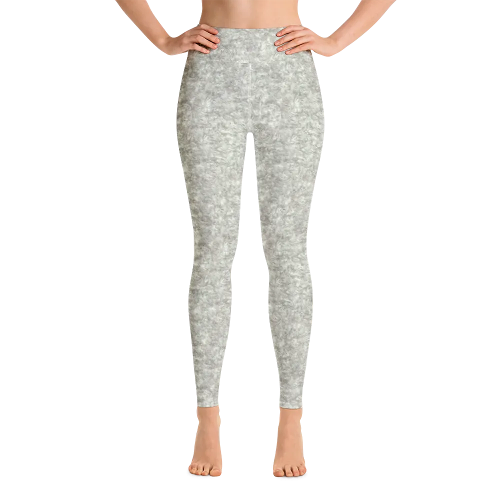 Silver Fur Yoga Pants