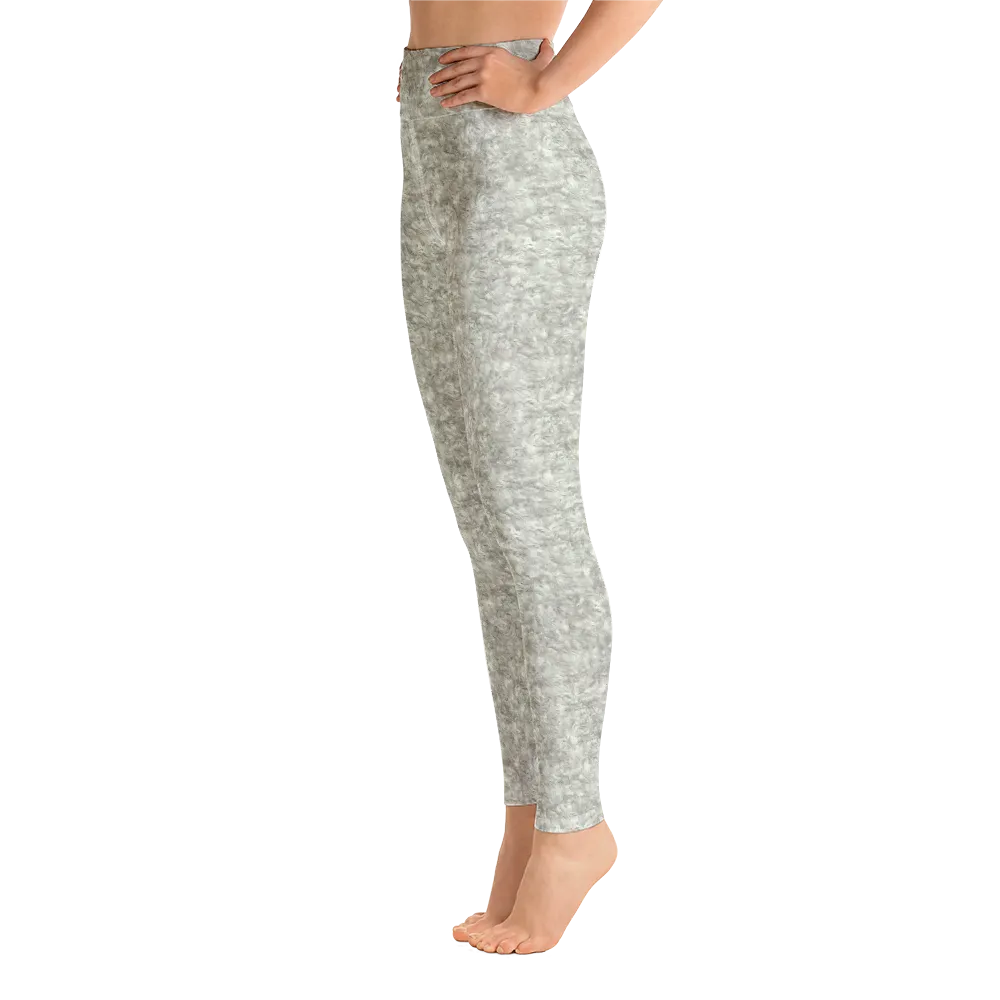 Silver Fur Yoga Pants