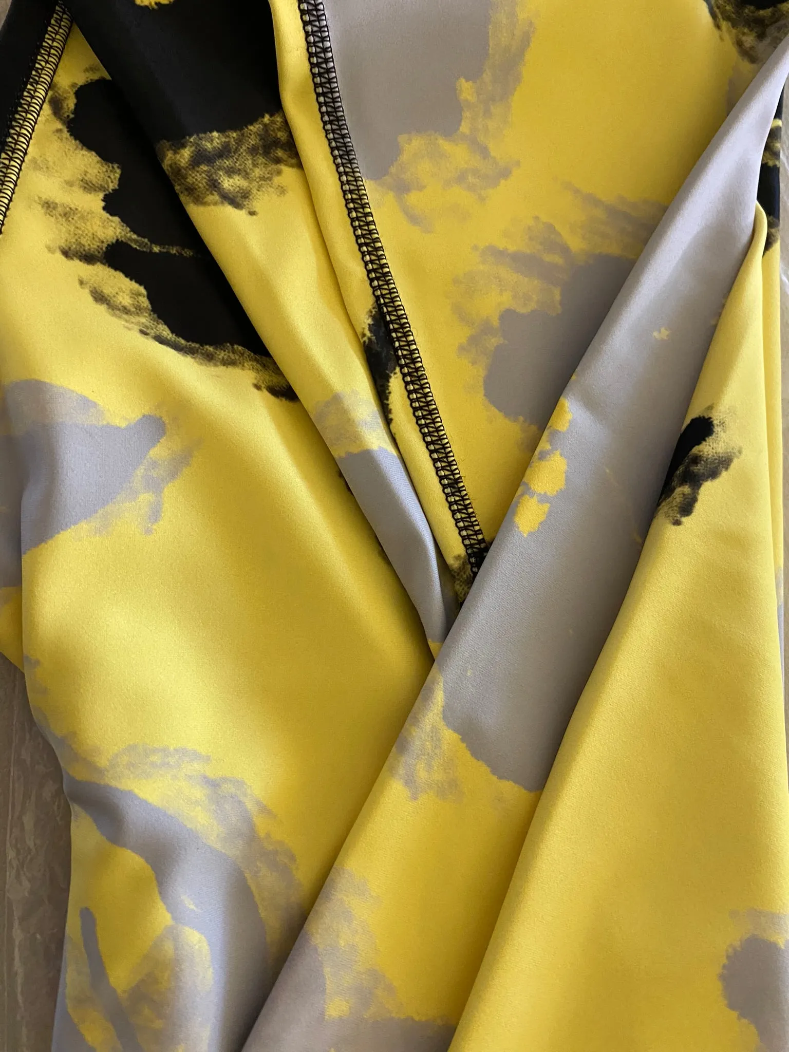 Sunshine Floral High Waist Pocket Leggings