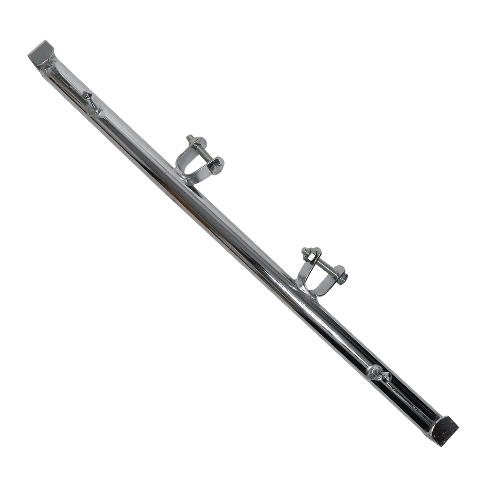 TVS Luggage bar Plated - Heavy-Duty Black Luggage Bar - Secure and Stylish Motorcycle Cargo Support for Long Rides